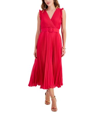 給料日価格！theredthread S ribbon dress pleats 727BP-S_600x600_crop_center.