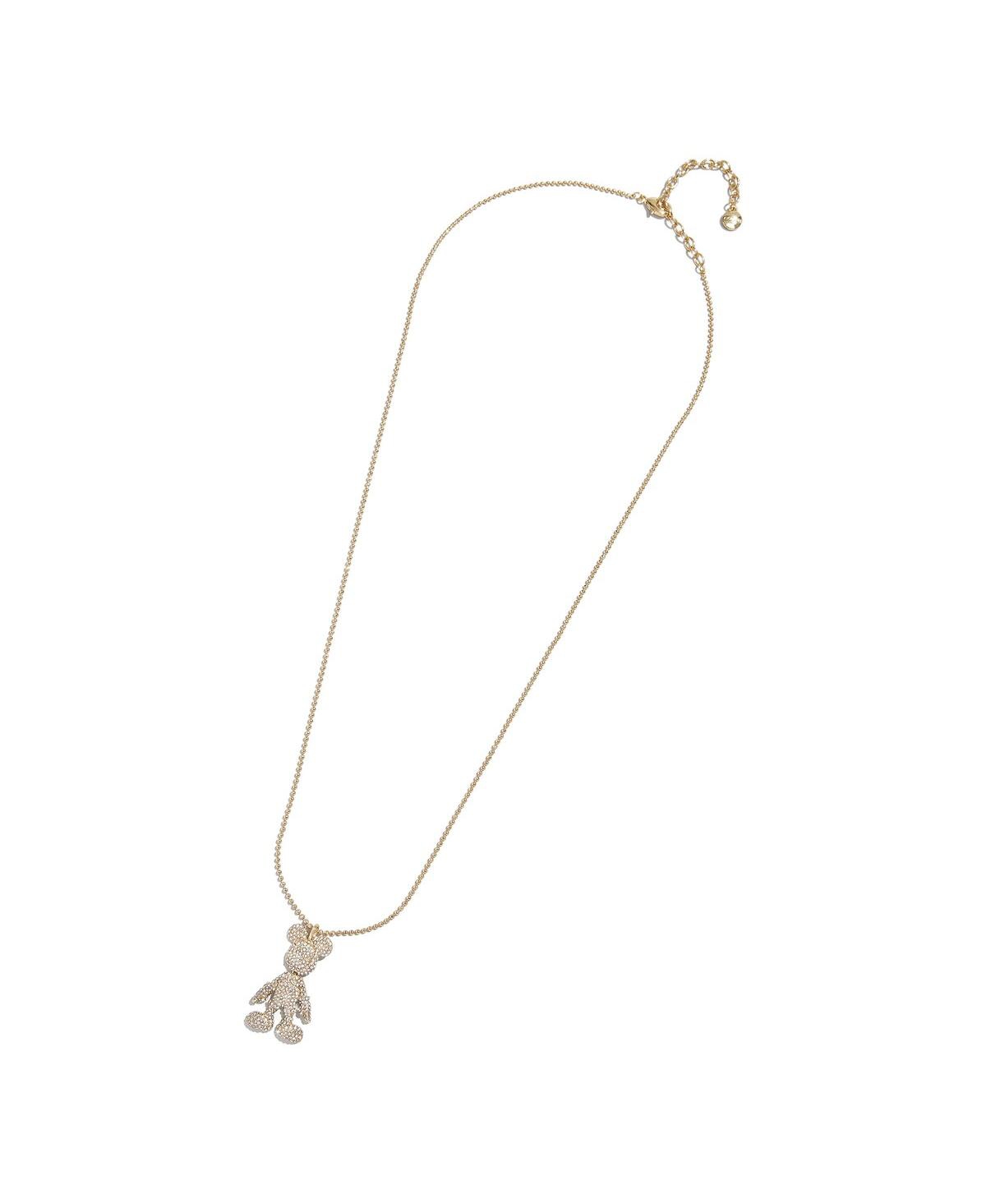 Women's Baublebar Mickey Mouse 3D Necklace - Gold-Tone