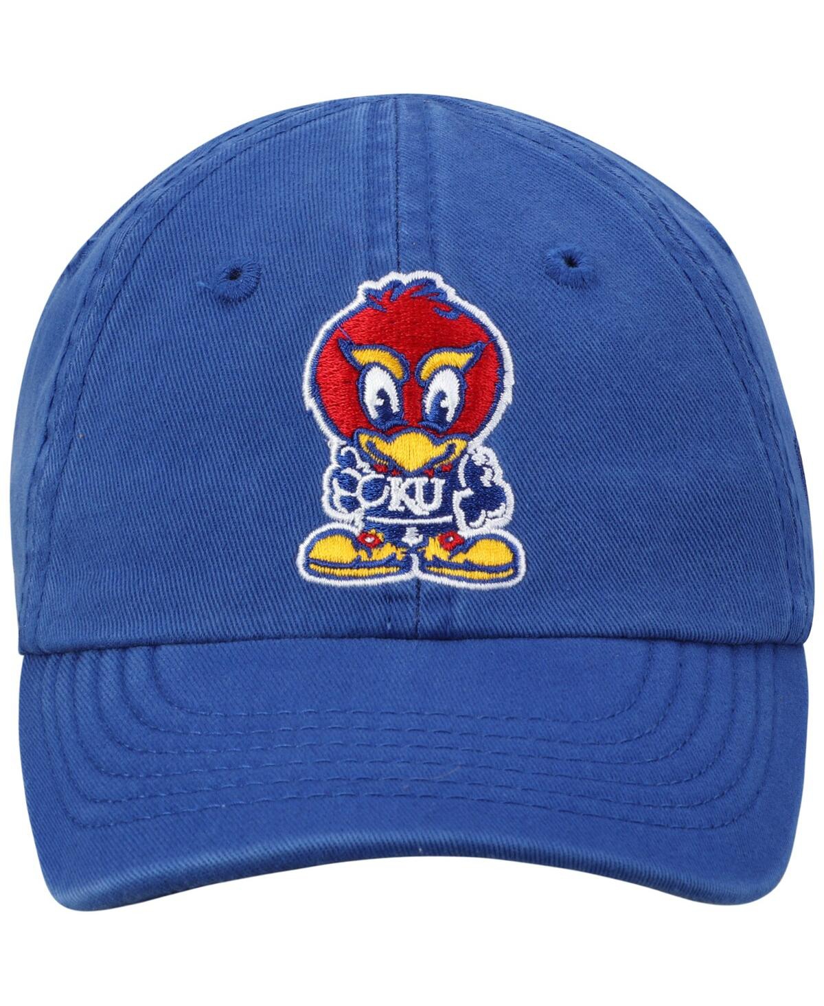 Top Of The World Baby Boys And Girls  Royal Kansas Jayhawks Mini Me Adjustable Hat In Royal