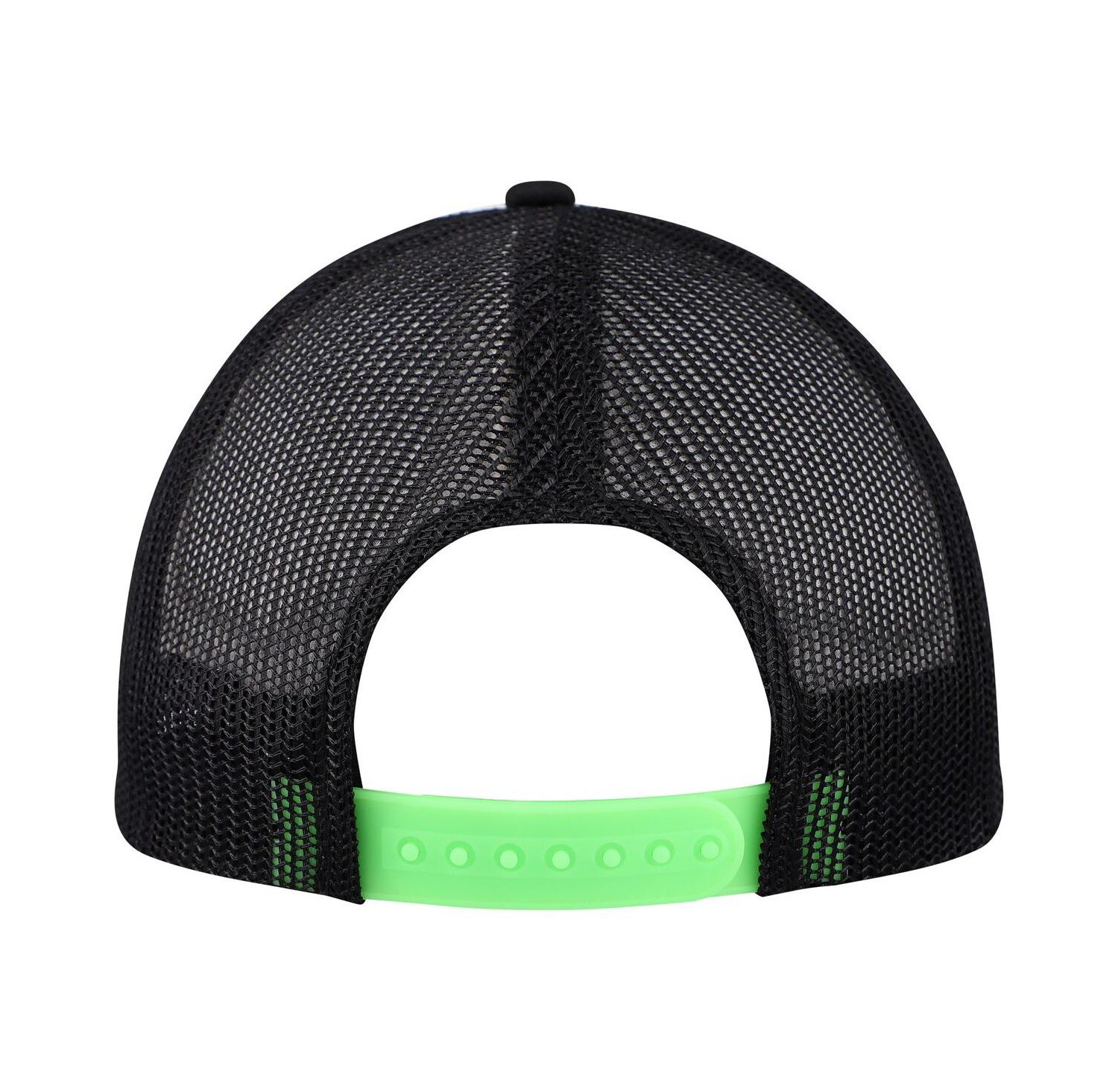 Men's White, Black Mountain Dew Do The Dew Foam Trucker Adjustable Hat