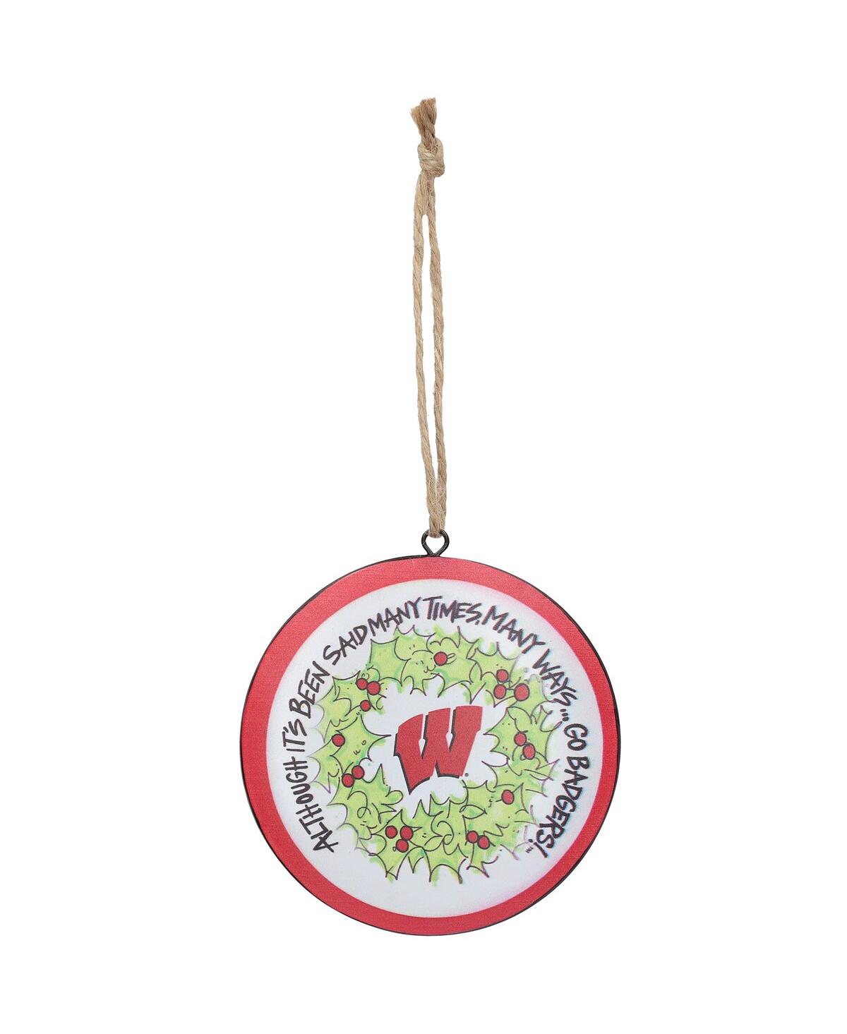 Wisconsin Badgers Metal Ornament - Multi