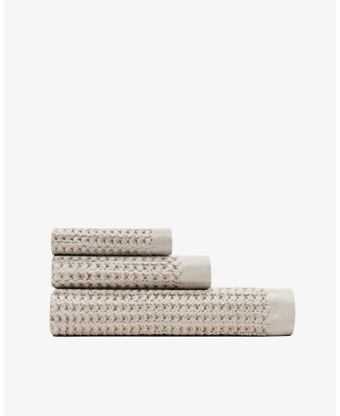 ONSEN Waffle Bath Towel Set - Macy's