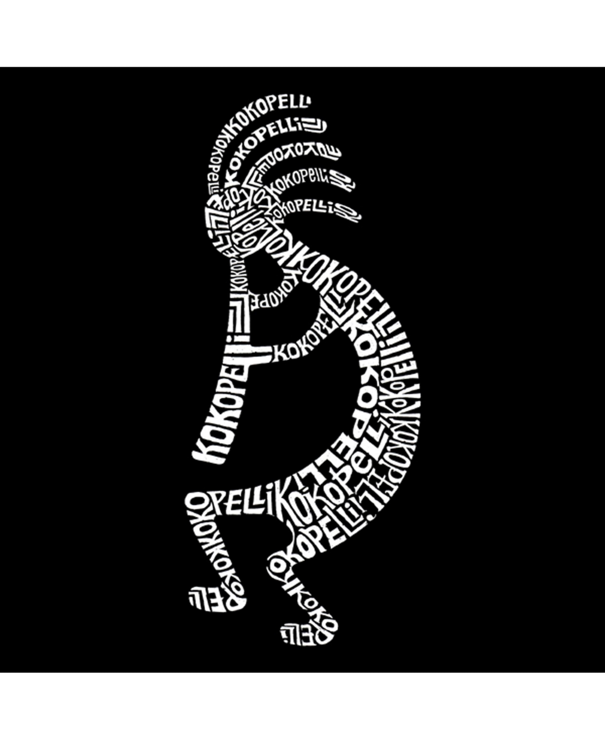 Girl's Word Art T-shirt - Kokopelli
