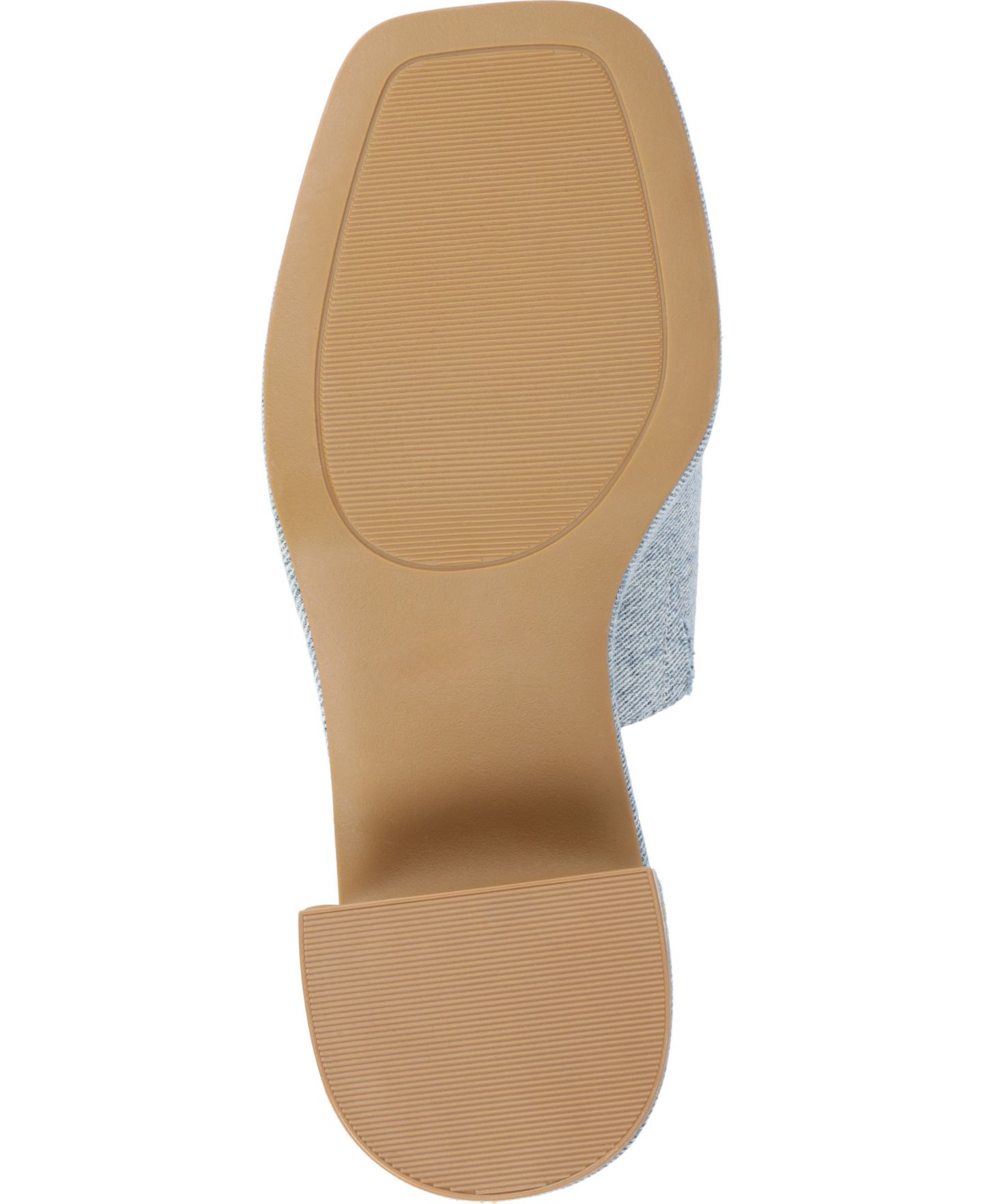 Женские сандалии Journee Collection Bessa Slip On Platform, цвет: Светлый джинсовый — фото 5
