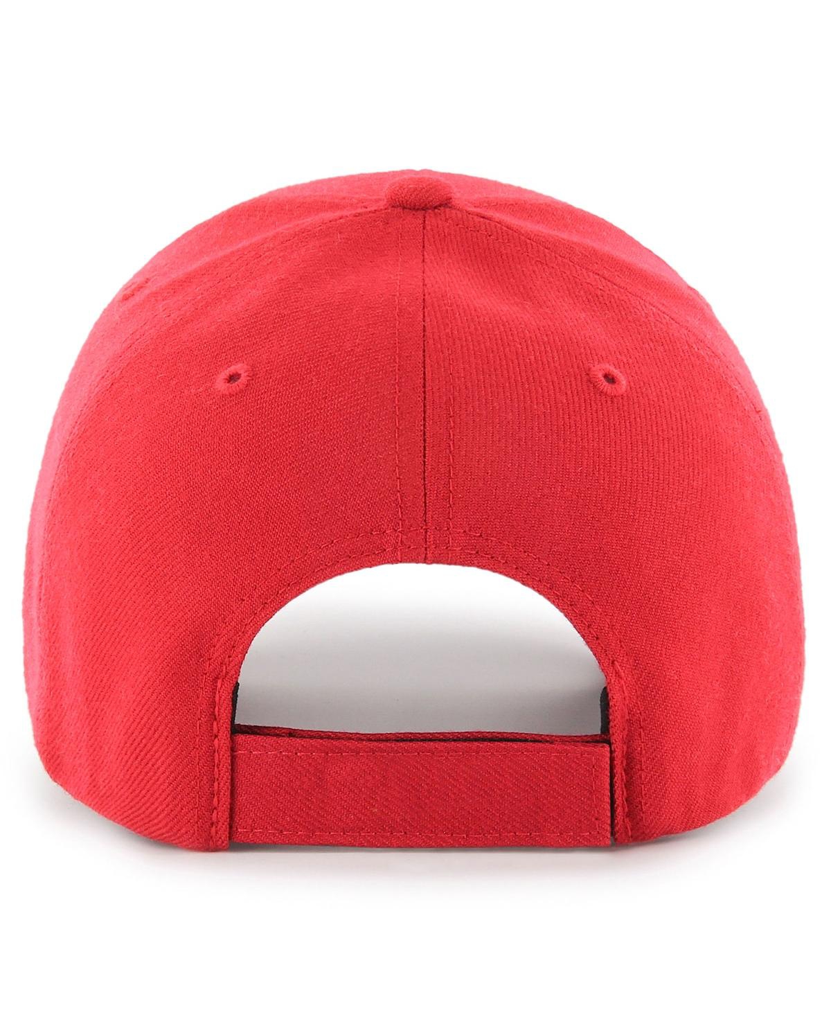 Shop 47 Brand Men's ' Scarlet San Francisco 49ers 2023 Nfc Champions Mvp Adjustable Hat