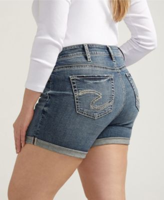 Plus Size Suki Mid Rise Curvy Fit Shorts