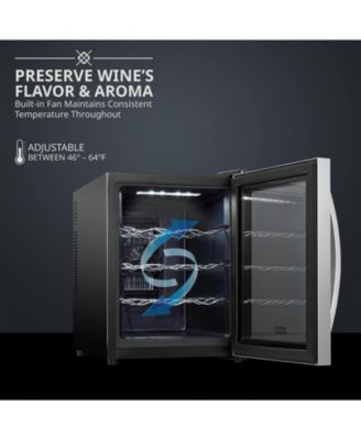 Schmecke 12-Bottle Thermoelectric Wine Cooler - Stainless Steel