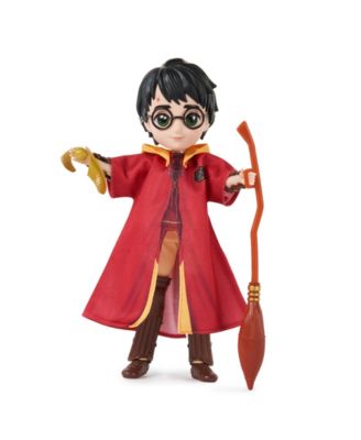  Harry Potter, 8" Harry Potter Quidditch Doll Gift Set with Robe and 9 Doll Accessories, 11 Pieces