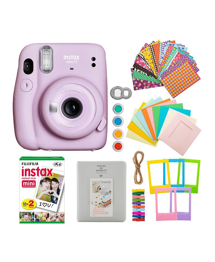 Best Buy: Fujifilm Instax Mini 11 Camera Bundle Lilac Purple 60002295