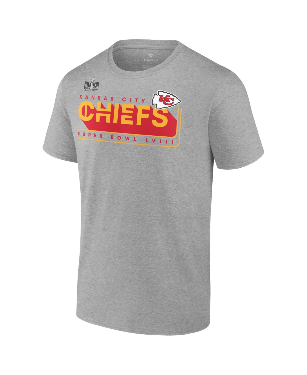 Men's FanaticsKansas City Chiefs Super Bowl Bound Roster T-shirt - Heather Charcoal