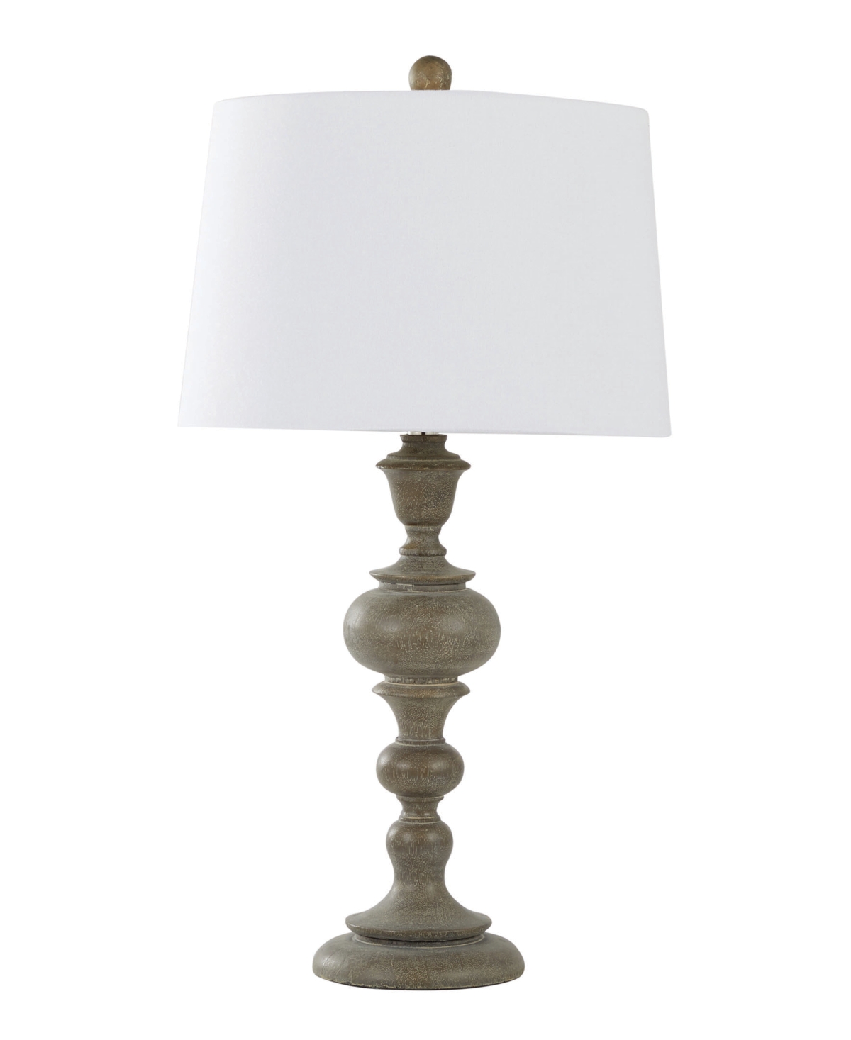 Shop Lumisource Morocco 30.25" Polyresin Table Lamp In Gray,brushed Nickel