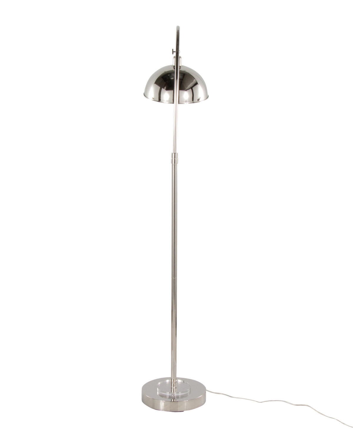 Lumisource Emery 63.5" Metal Floor Lamp In Silver
