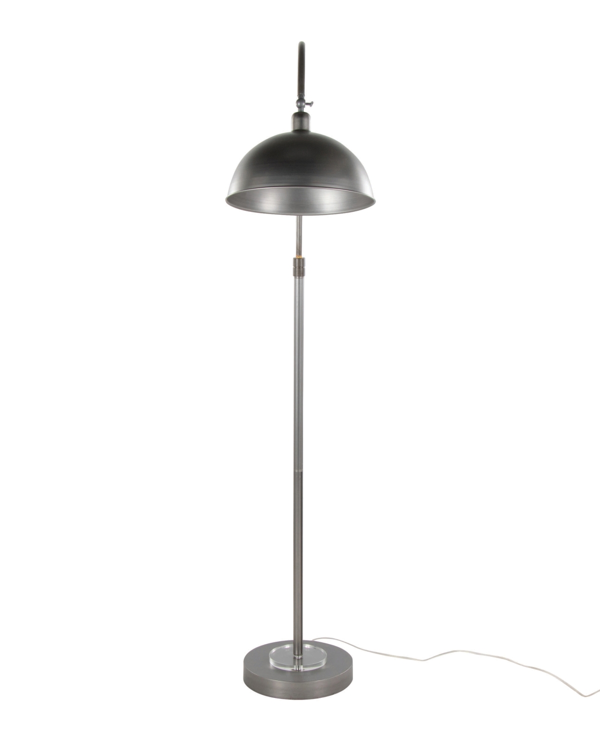 Lumisource Emery 63.5" Metal Floor Lamp In Pewter