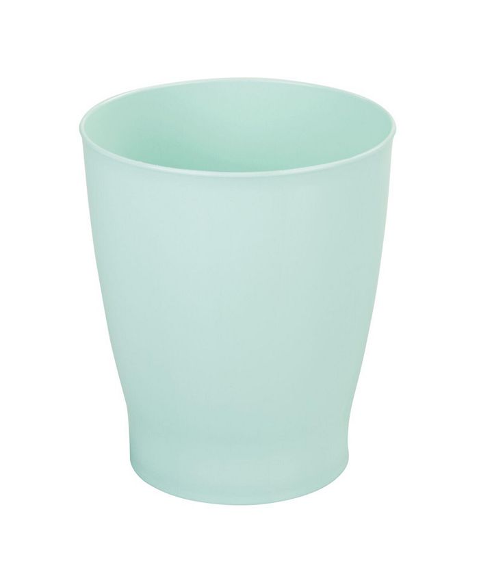 mDesign Round Bathroom Trash Can Wastebasket - Macy's