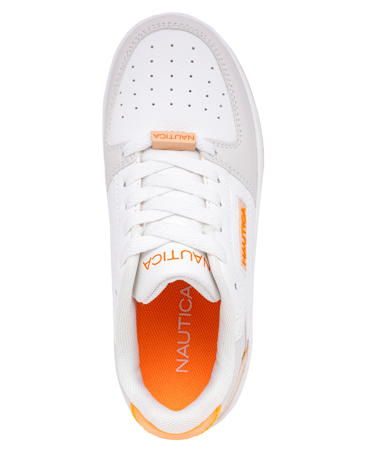 Nautica Little and Big Girls Monsanta Casual Sneakers - Orange