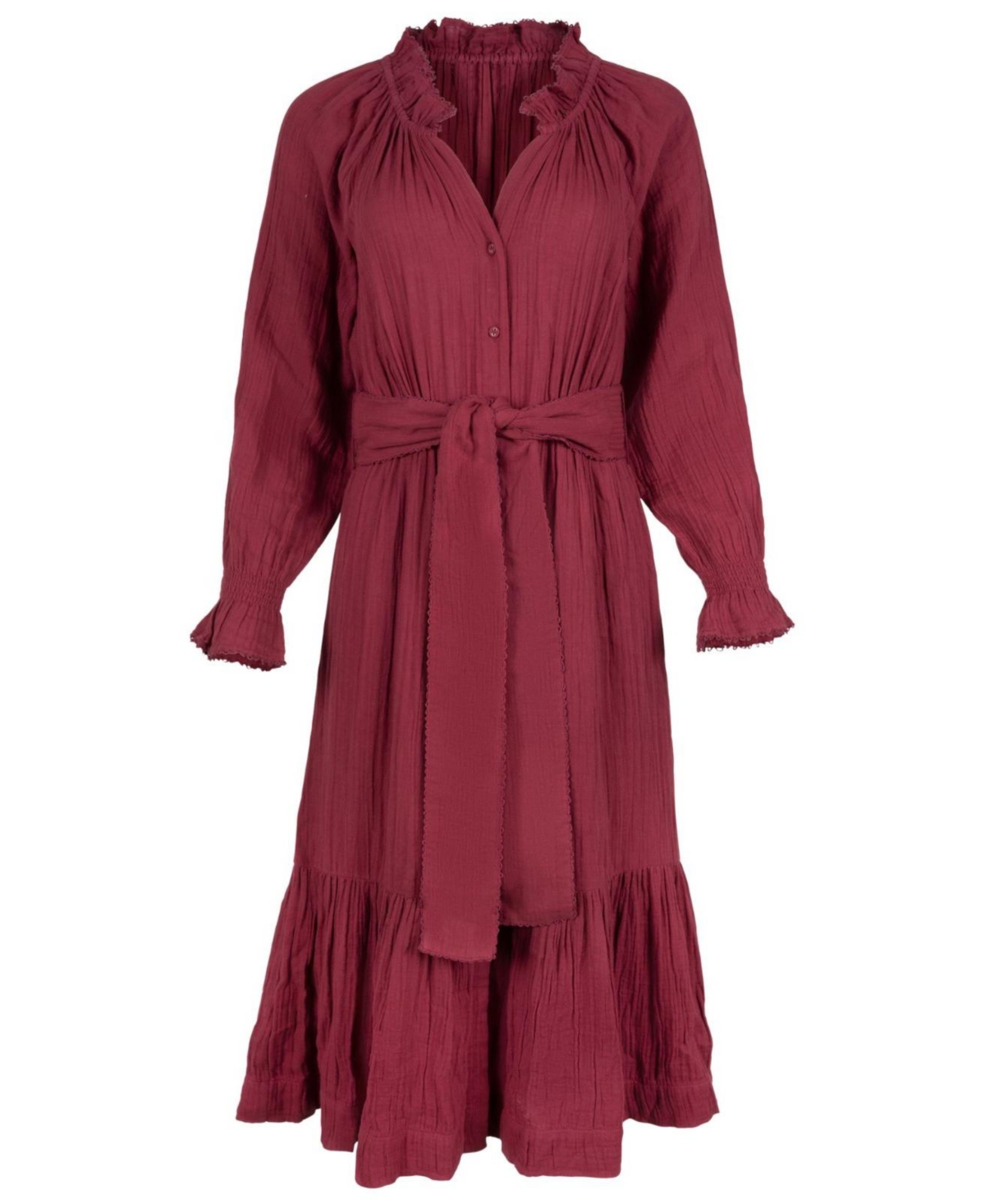 Women's Vivianne Dress in Cranberry - Cranberry