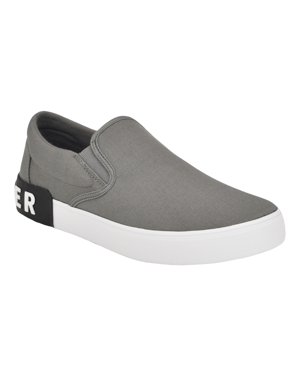Shop Tommy Hilfiger Men's Rayor Casual Slip-on Sneakers In Gray