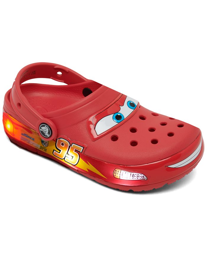 Crocs Toddler Kids Light-Up Disney and Pixar Cars' Lightning McQueen ...