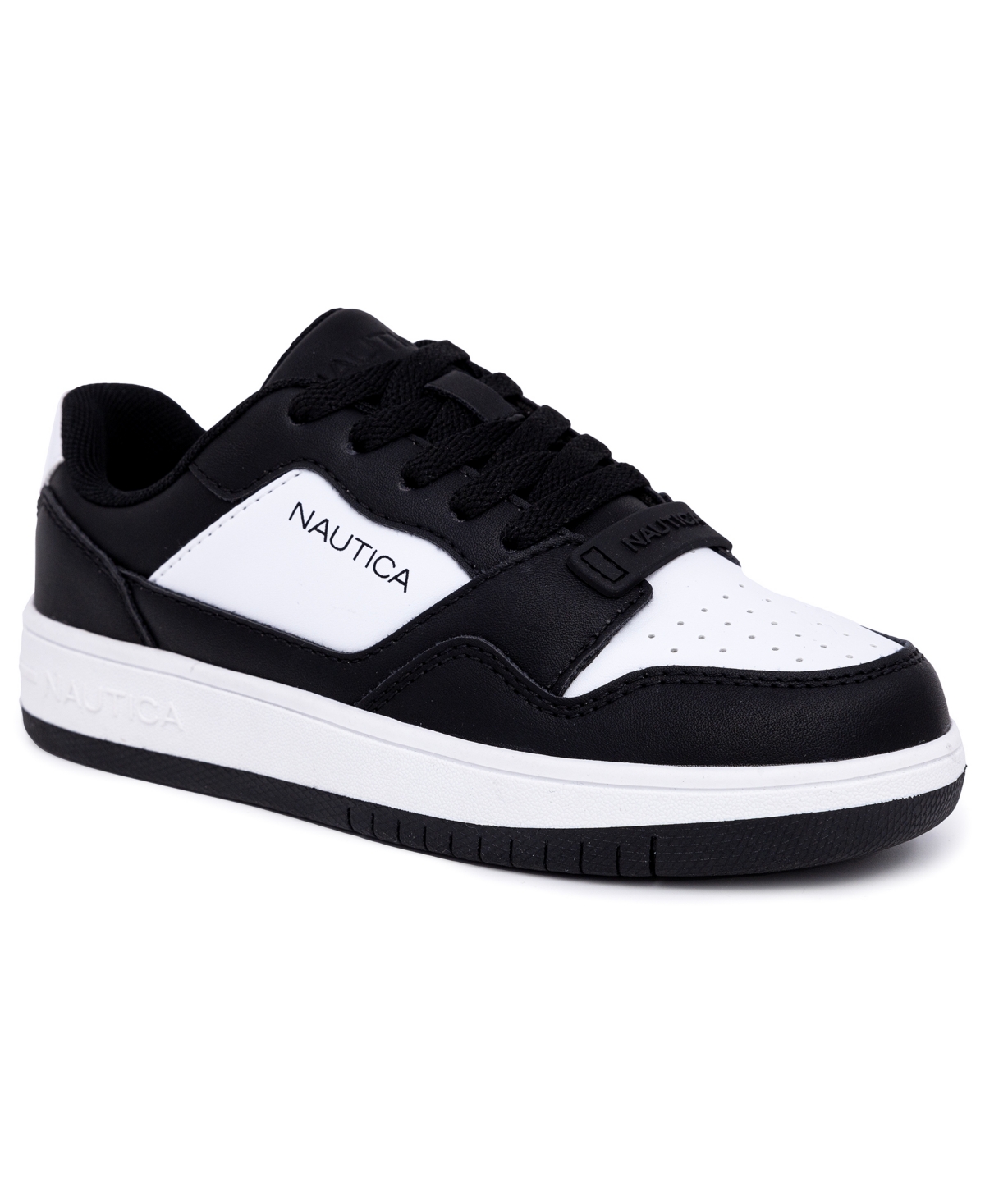 Nautica Little and Big Boys Seaspray Casual Sneakers - Black
