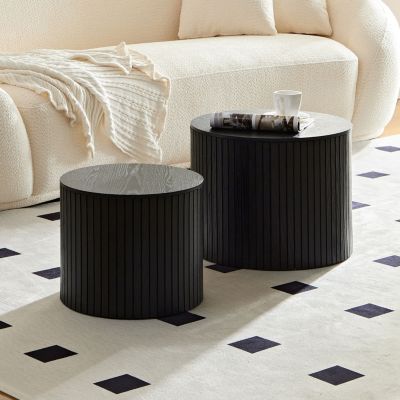 2-Piece Nested Coffee Table Set