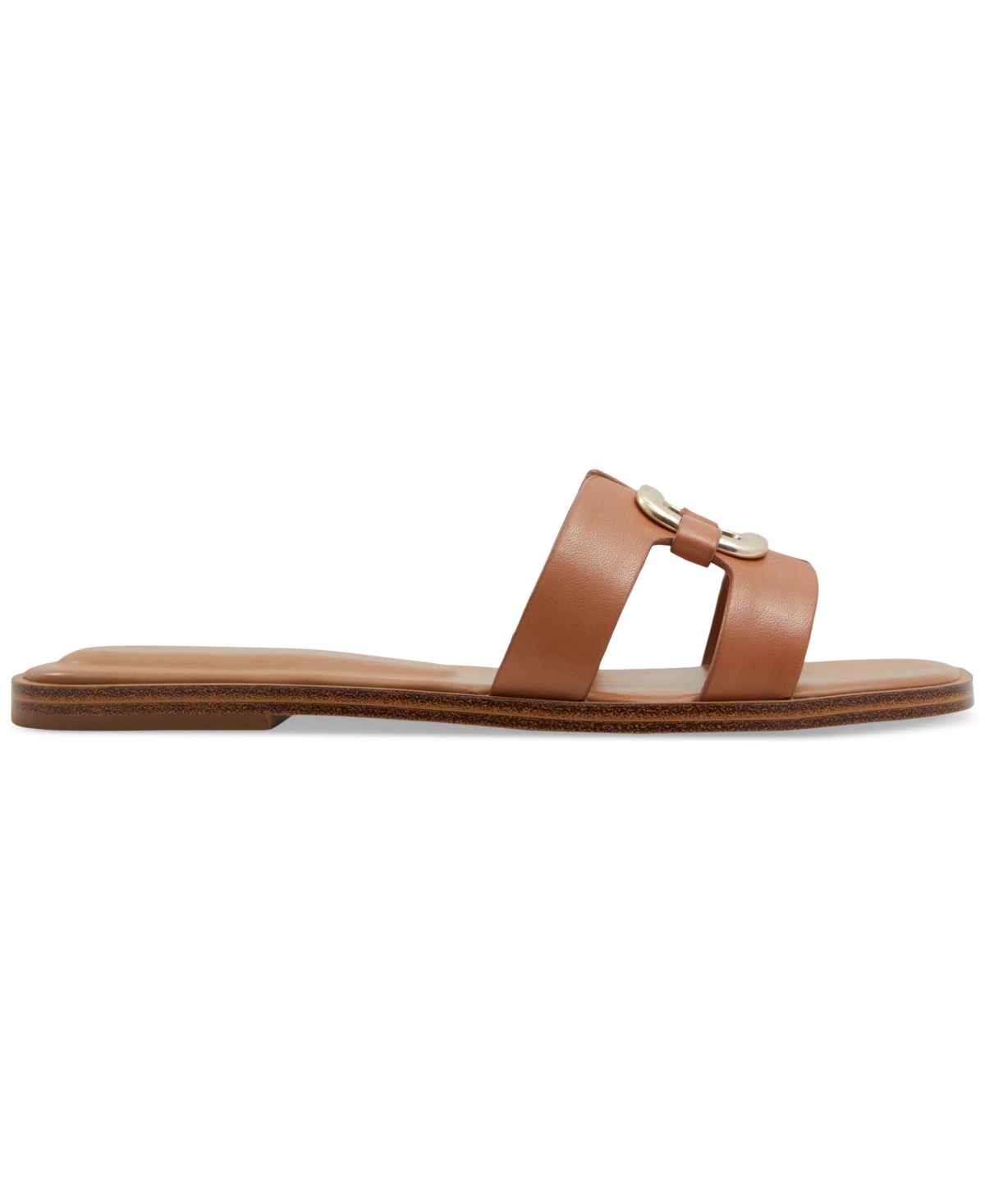 Aldo Women's Nydaokin Buckle Cutout Slip-On Flat Sandals