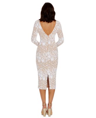 Women's Sequined Bodycon Midi Dress