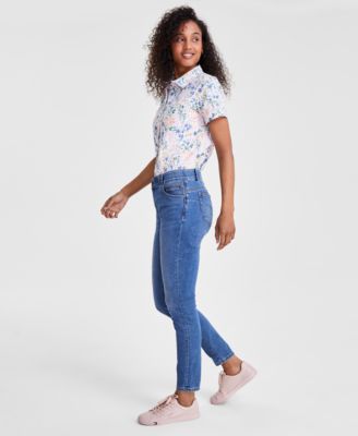 トミーヒルフィガー TH フレックス ウェーバリー スキニーパンツ Tommy Hilfiger Women's Waverly Sateen Skinny Ankle Length