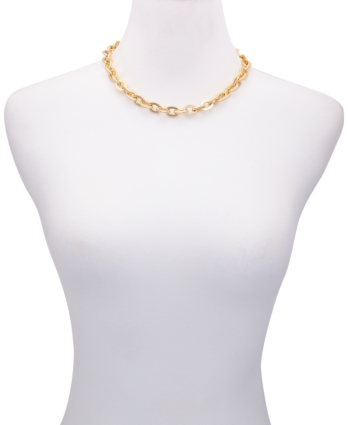 Shop Vince Camuto Gold-tone Chunky Chain Necklace, 18" + 2" Extender