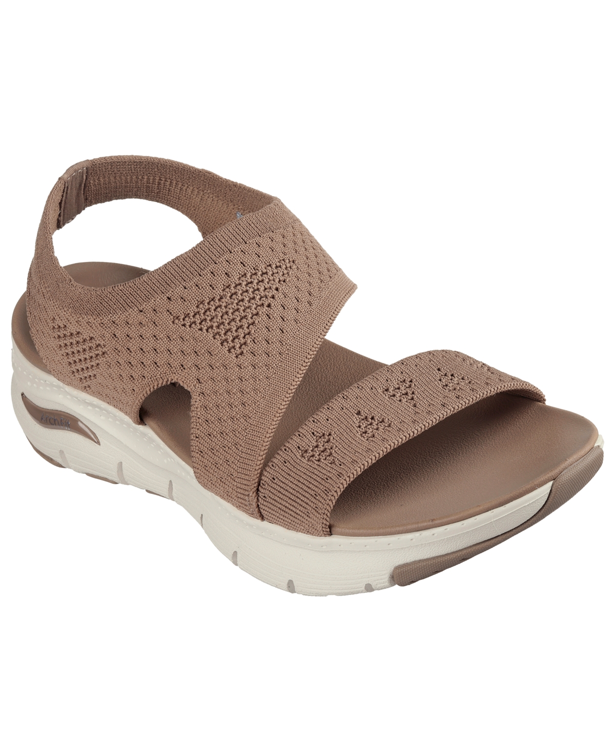 Women's Cali Arch Fit - Brightest Day Slip-On Sandals from Finish Line - Mocha