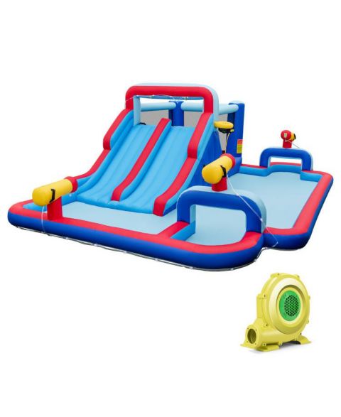 Детские игрушки INOLAIT Inflatable Bounce House with 2 Water Slides and 3 Water Cannons with 950W Blower
