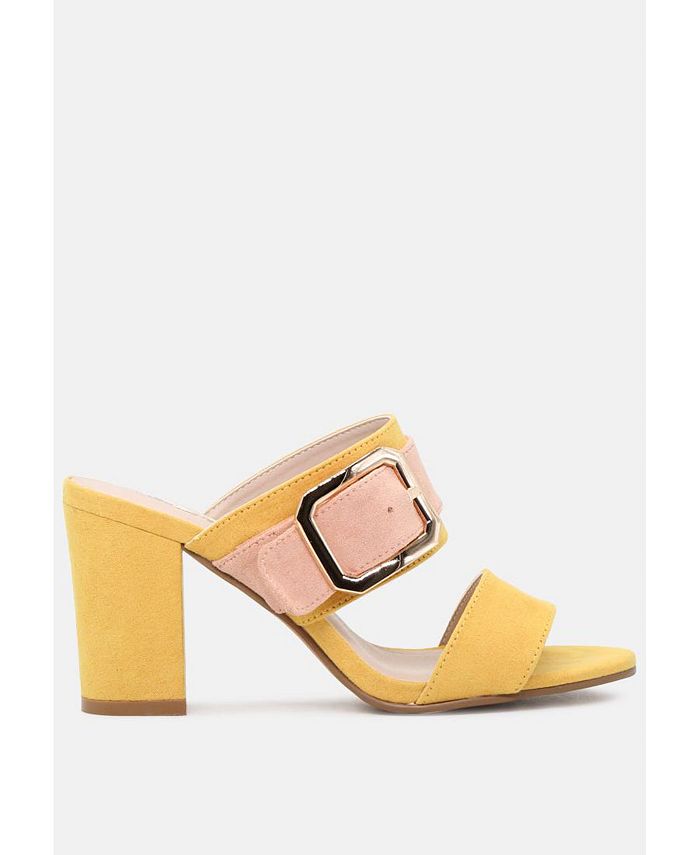 Macy's hot sale yellow sandals