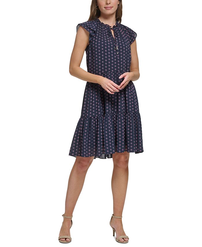 Tommy hilfiger collared best sale shift dress