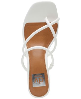 Lumena Strappy Slide Block-Heel Sandals