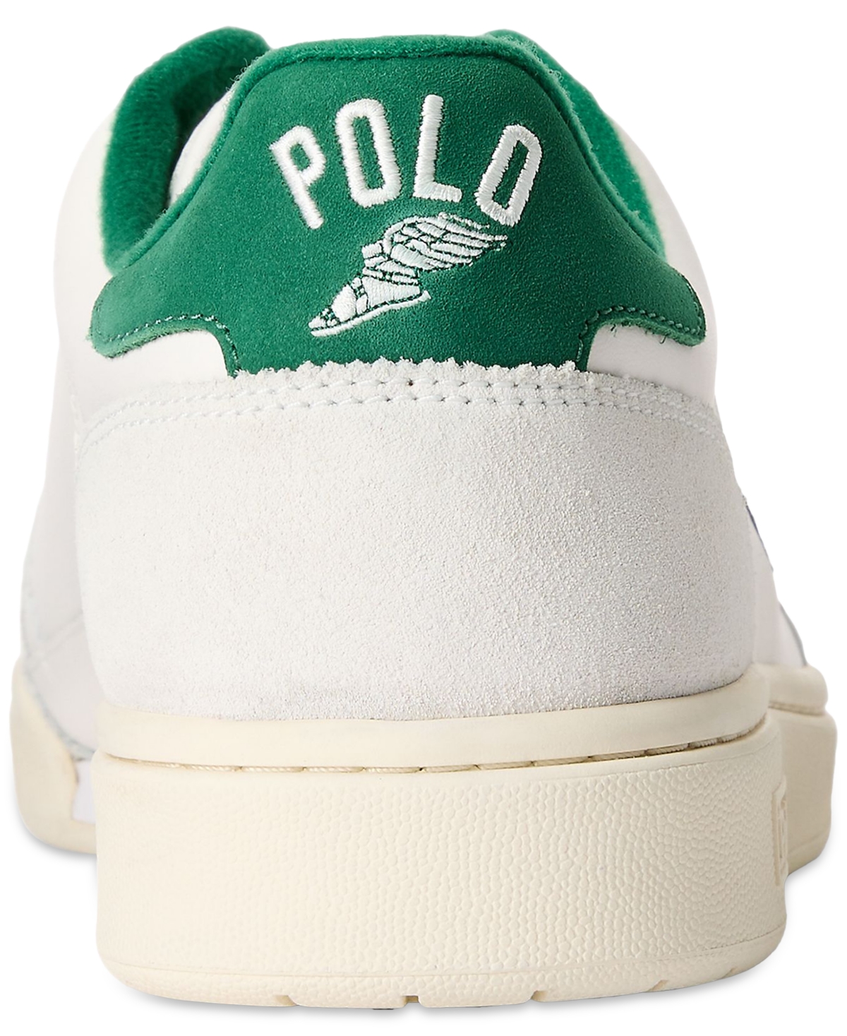 Polo Ralph Lauren Men's Court Sport Lace-Up Sneakers -white