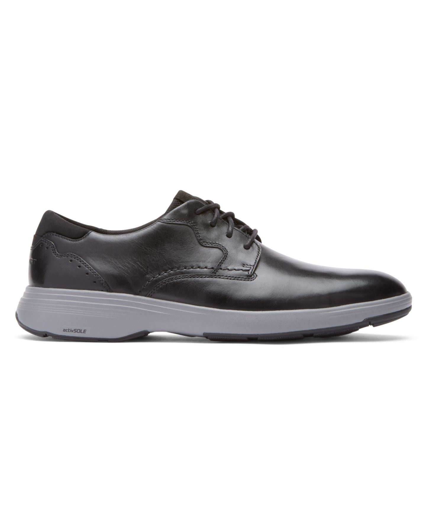 Обувь Rockport Men's Noah Plain Toe Shoes, цвет: Чёрный — фото 3