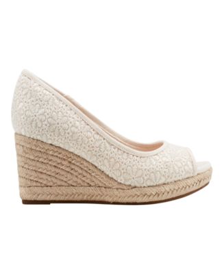 Women's Nuri Peep Toe Espadrille Wedge Pumps