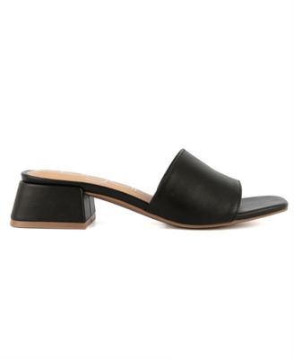 Women's Uniform 3 Slip-On Block Heel Sandals