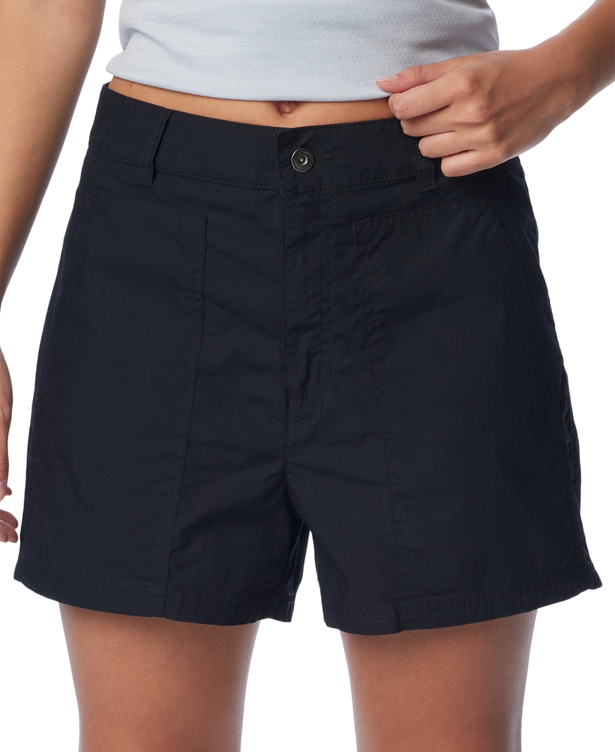 Shop Columbia Women's Holly Hideaway Washed Out Shorts In Black