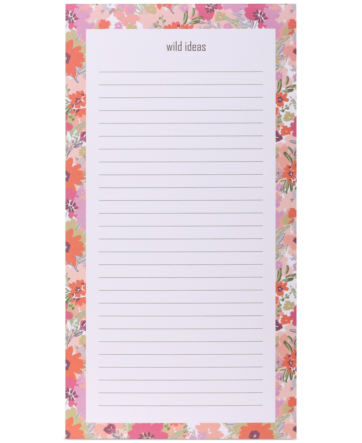 Flower Show To Do Pad, Created for Macy's - Pink Floral Multi