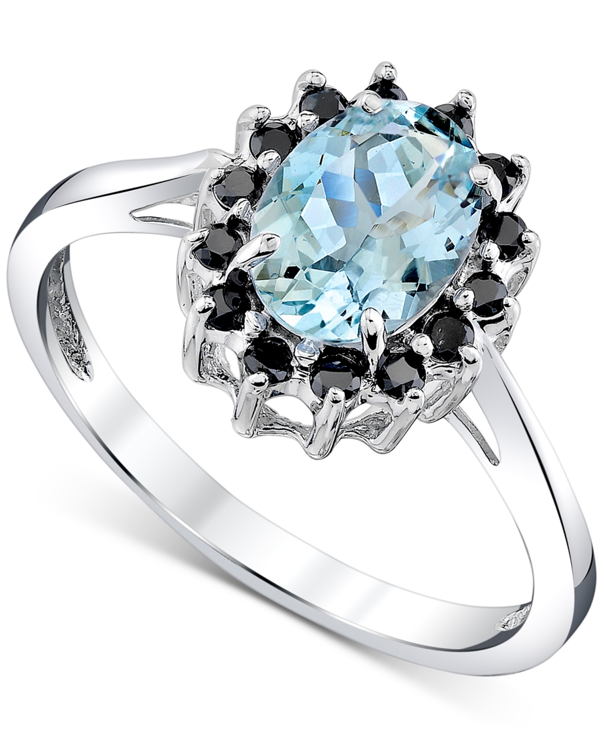 Macy's aquamarine ring sale
