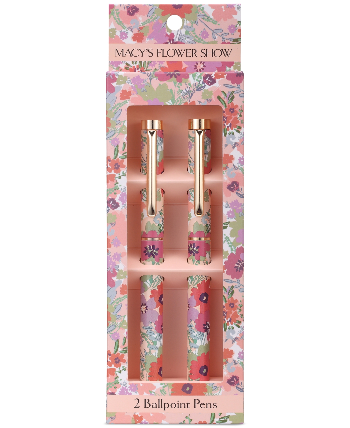 Flower Show Pen Set, 2-Piece, Created for Macy's - Pink Floral Multi