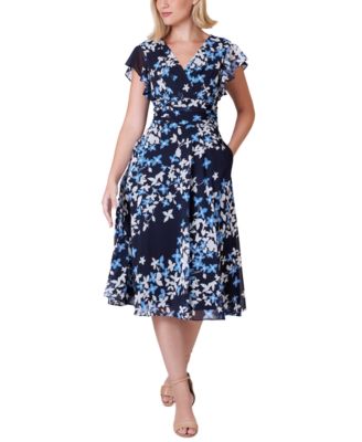 Jessica howard blue floral dress best sale