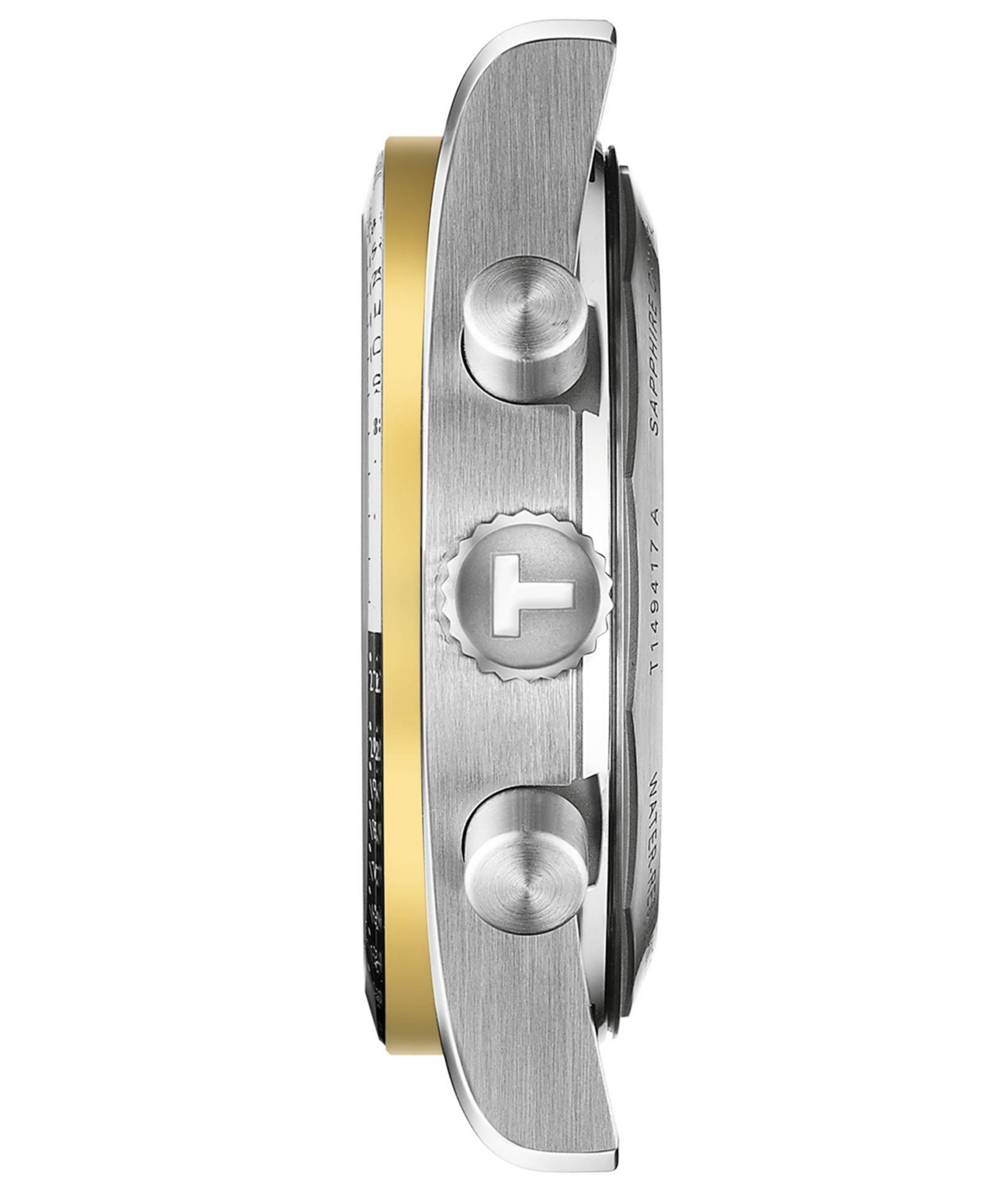Tissot Men's Swiss Chronograph Prs 516 Two-tone Stainless Steel Bracelet Watch 40mm In No Color