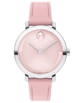 Movado Women’s Pink Leather watch MOV-0607346-1.jpg main image 3