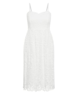 Plus Size Scarlet Lace Dress