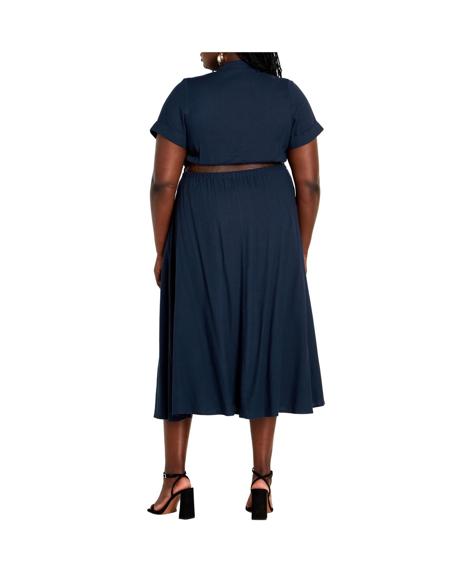 Women's Malia Collar Cut Out Shirt Dress