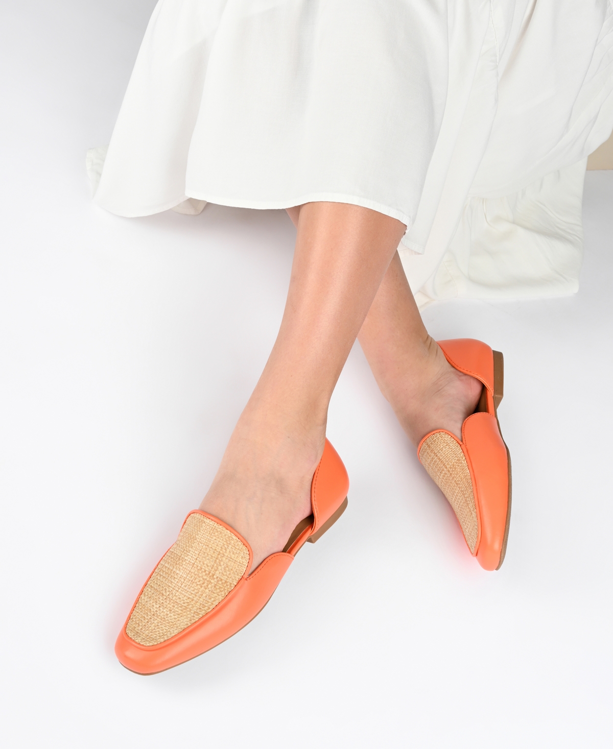 Journee Collection Women's Kennza Cut Out Slip On Loafers