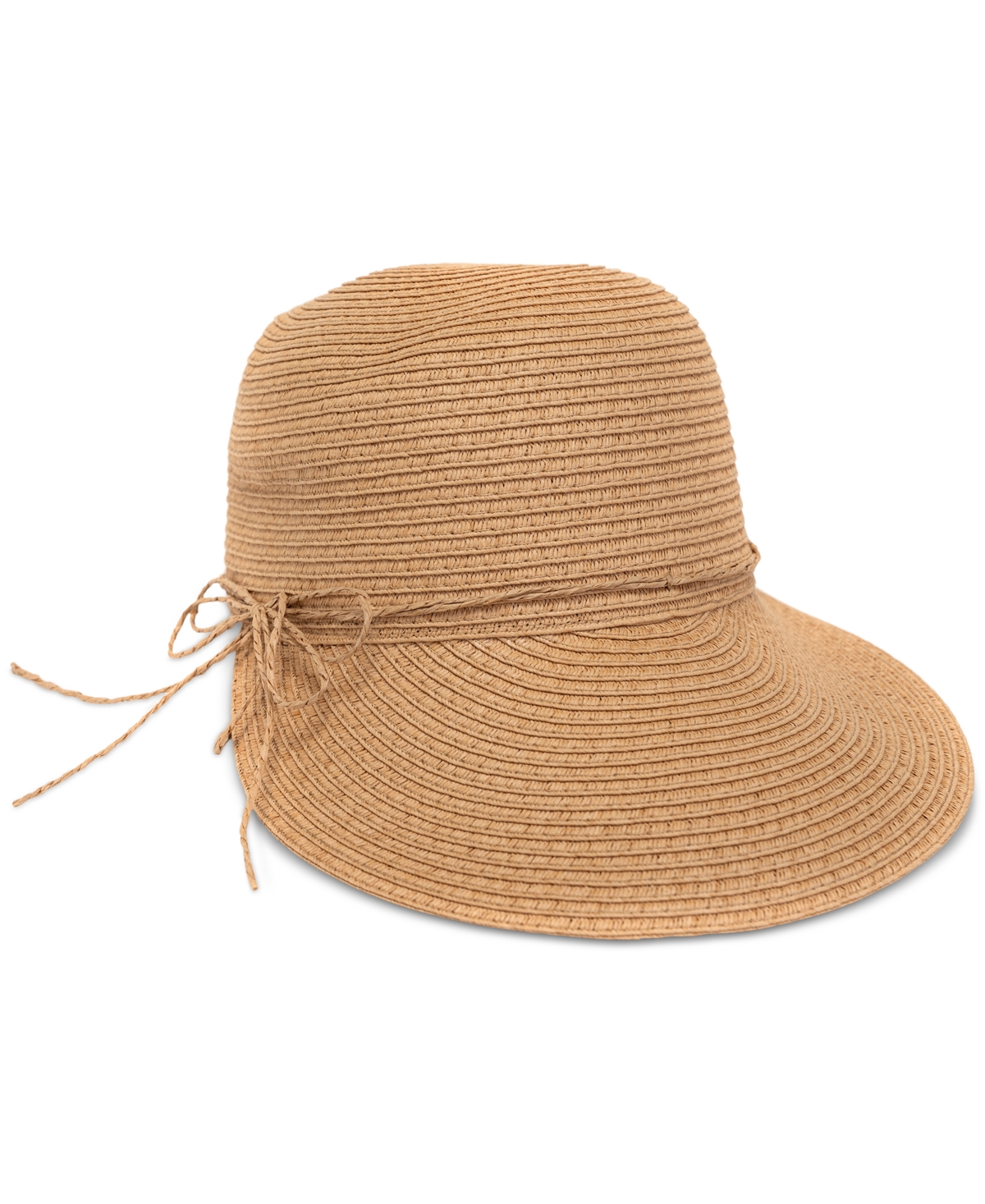 Shop Style & Co Women's Packable Paper Framer Hat, Created For Macy's In Tan