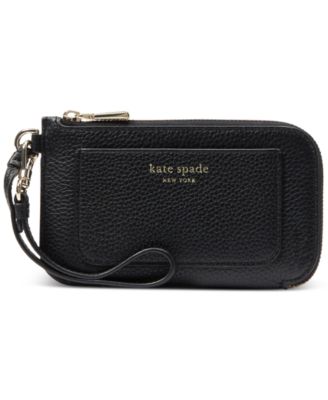 kate spade new york - Ava Pebbled Leather Coin Card Case Wristlet