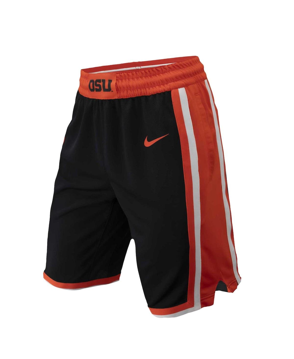 Shop Nike Men's  Black Oregon State Beavers Replica Performance Basketball Shorts